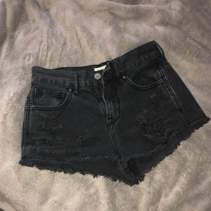 High rise shorts